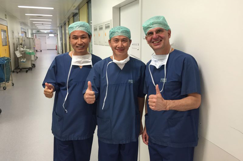Successful neurosurgical observation of a Chinese physician in Vivantes in Berlin